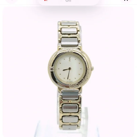 美品 Yves Saint Laurent オクタゴ レディース腕時計 1255 18％OFF】 Saint Yves 美品 Laurent 1255 レディース腕時計